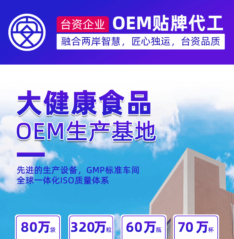 活性肽益生菌固体饮料OEM代加工复合益生元冻干粉剂工厂冻干技术 买过的店