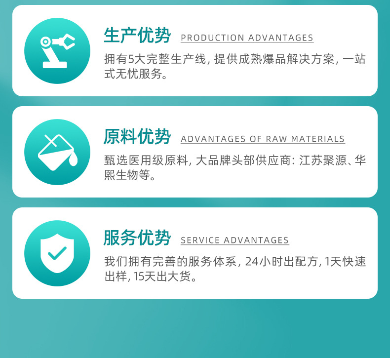 人源化三型胶原蛋白面霜保湿滋润重组胶原蛋白OEM加工定制面霜 买过的店