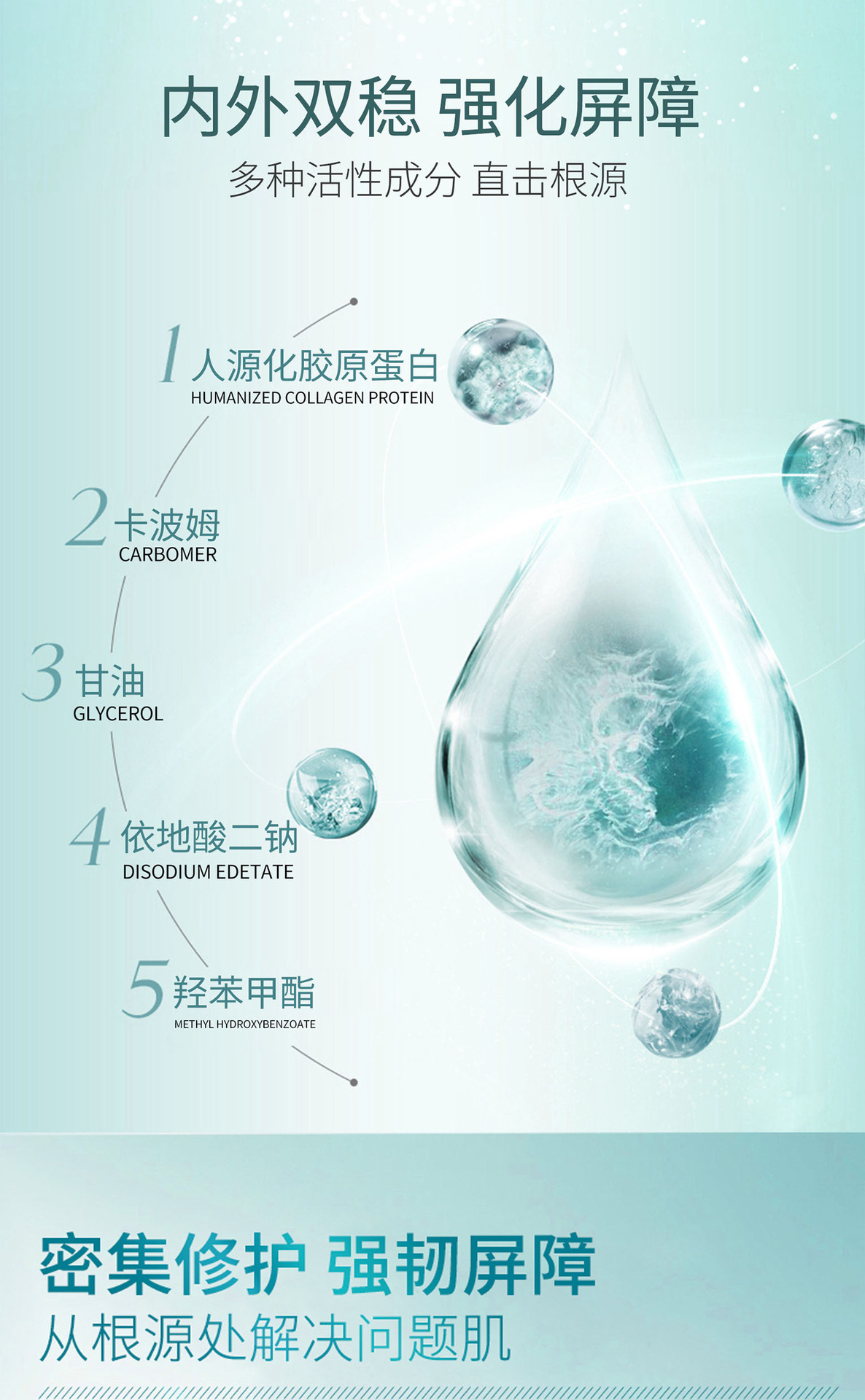 医用三型胶原蛋白水光精华原液微针术后护理械字号精华液原液修护 买过的店