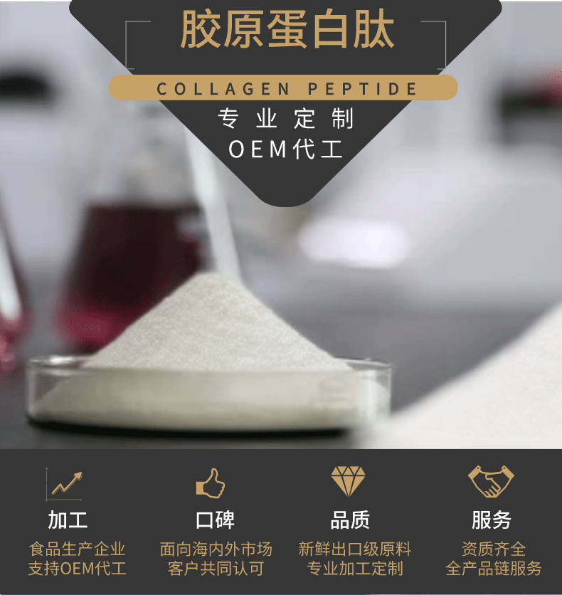 源头工厂小分子肽胶原蛋白肽鱼胶原蛋白纯粉仅供企业试用个人慎拍