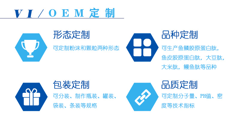 源头工厂胶原蛋白质粉颗粒饮料鱼皮肽原料鱼皮胶原蛋白肽