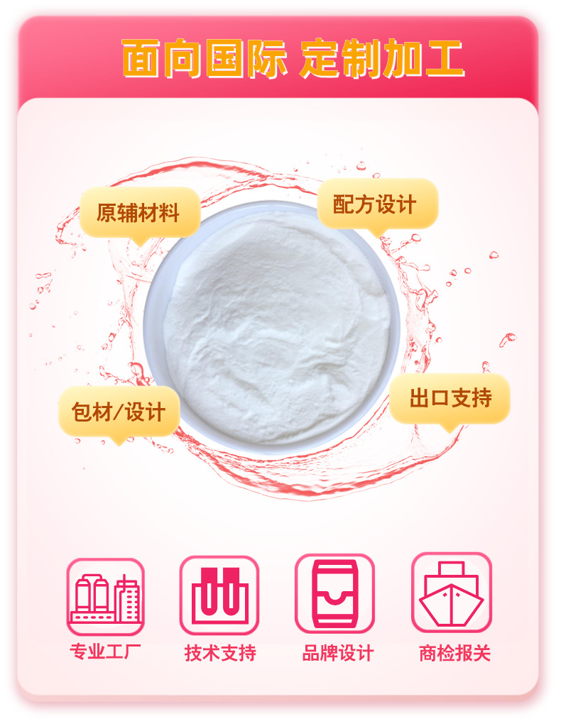海南原肽工厂亚马逊一件代发批发定制胶原蛋白肽粉胶原蛋白软糖