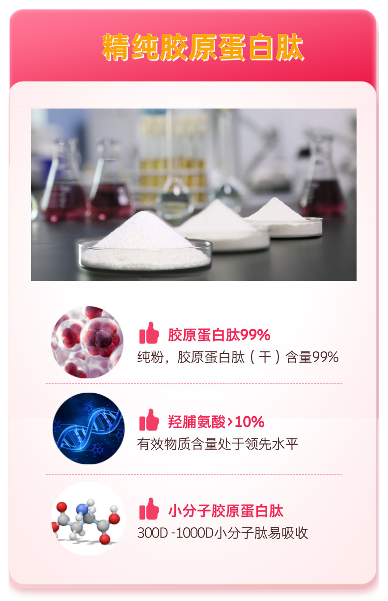海南原肽工厂亚马逊一件代发批发定制胶原蛋白肽粉胶原蛋白软糖