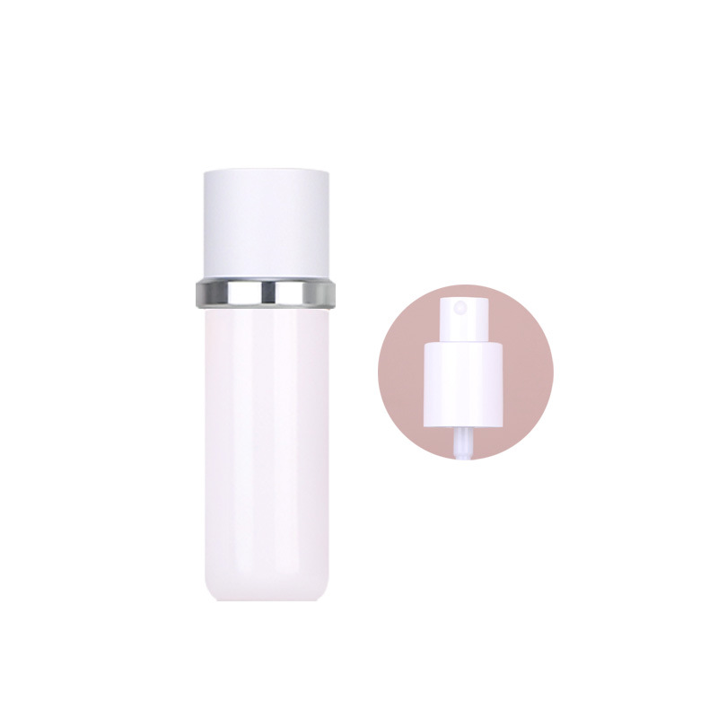 现货白色30g膏霜瓶护肤套装瓶100ml精华瓶乳液瓶化妆品玻璃套装瓶