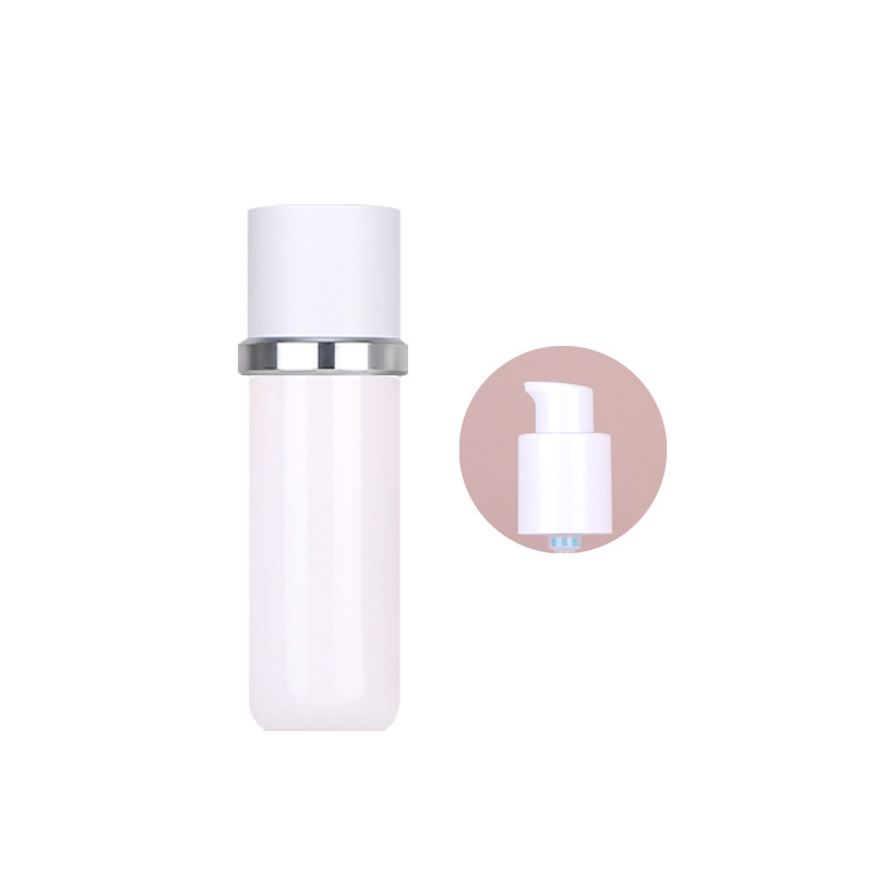 现货白色30g膏霜瓶护肤套装瓶100ml精华瓶乳液瓶化妆品玻璃套装瓶
