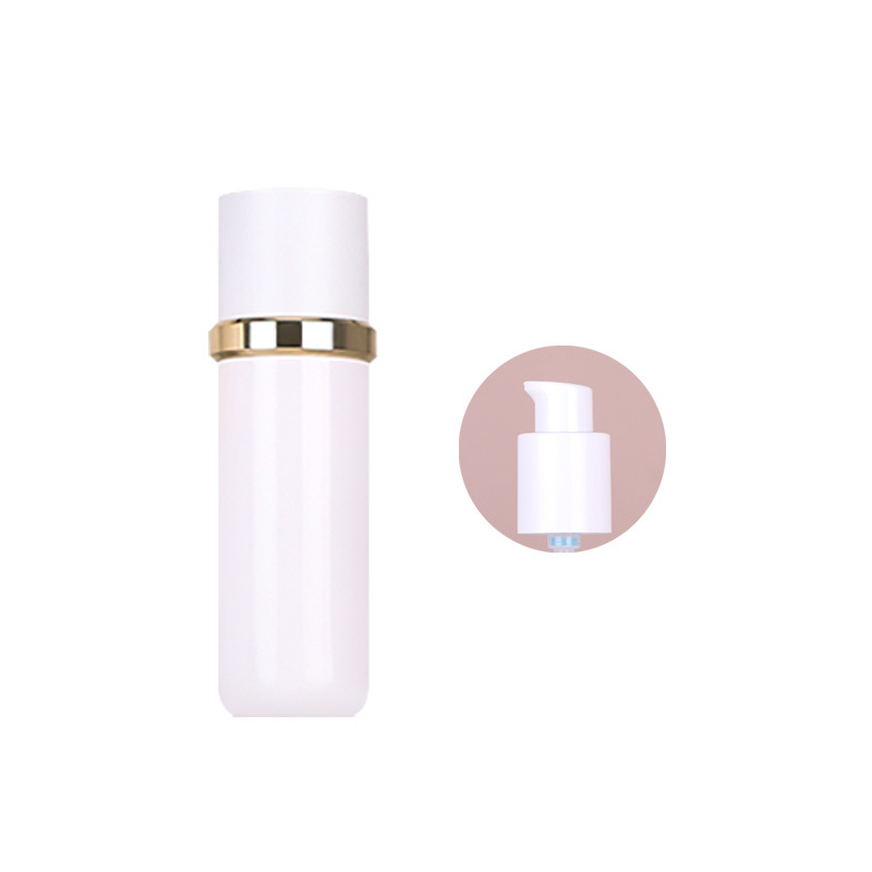现货白色30g膏霜瓶护肤套装瓶100ml精华瓶乳液瓶化妆品玻璃套装瓶