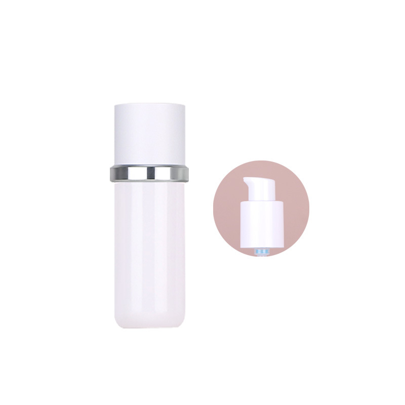 现货白色30g膏霜瓶护肤套装瓶100ml精华瓶乳液瓶化妆品玻璃套装瓶