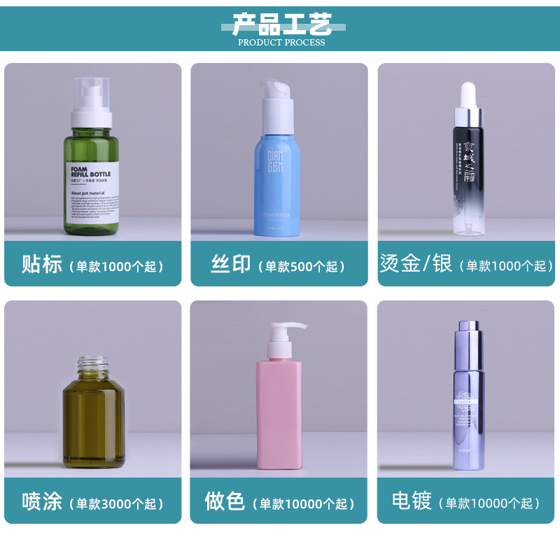 新西盟包装现货100ml喷雾瓶 120ml平肩透明乳液瓶子带泵头分装瓶