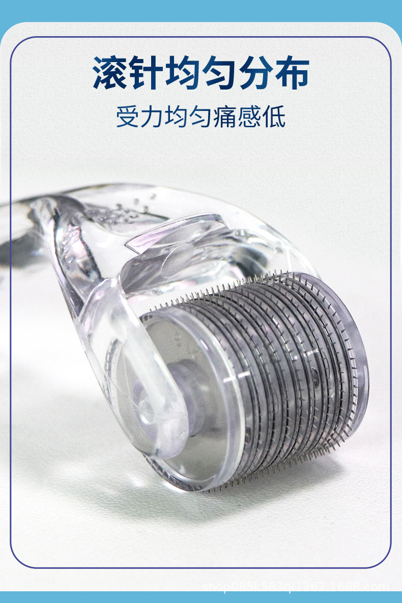 跨境OEM270滚针滚轮美容微针脸部水光头皮生发针一次性批发械字号